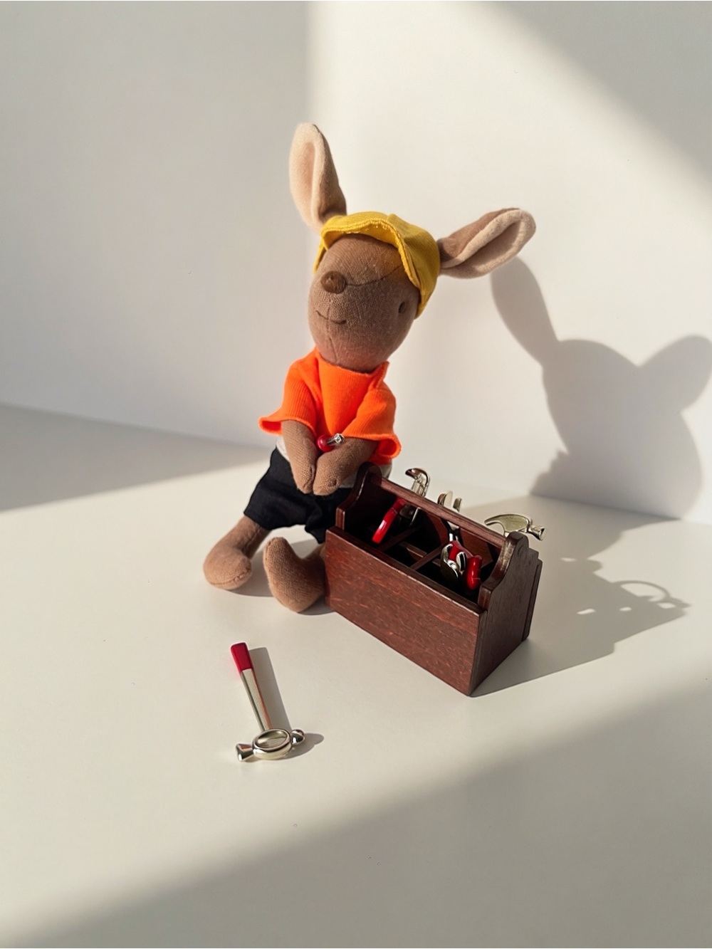 Miniature Wooden Tool Box set
